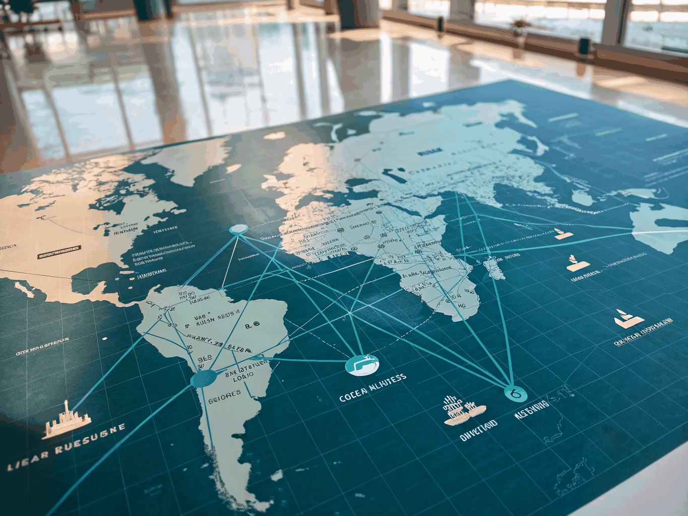 Global trade network map of GiMtradefin