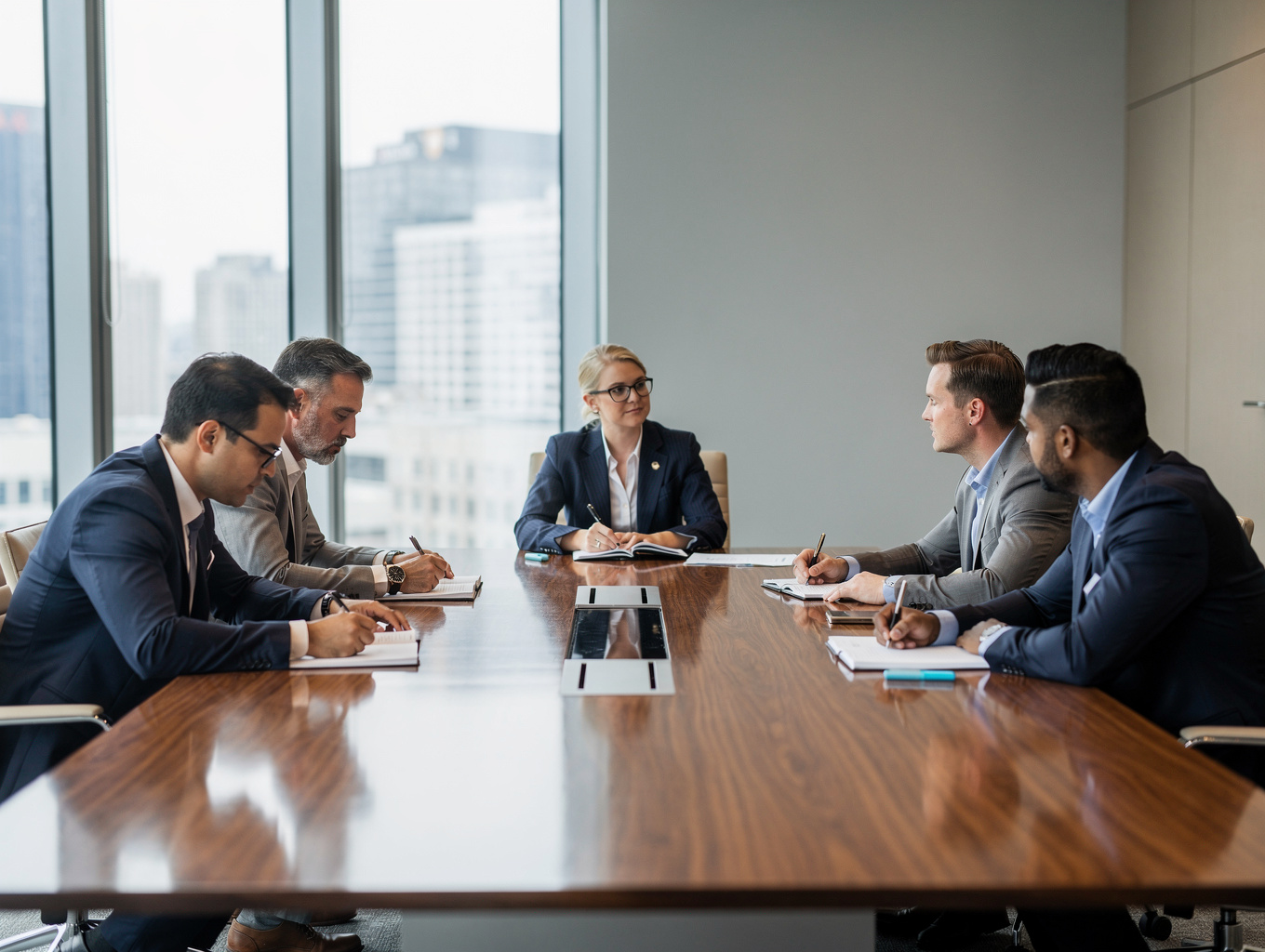 High-level investor meeting