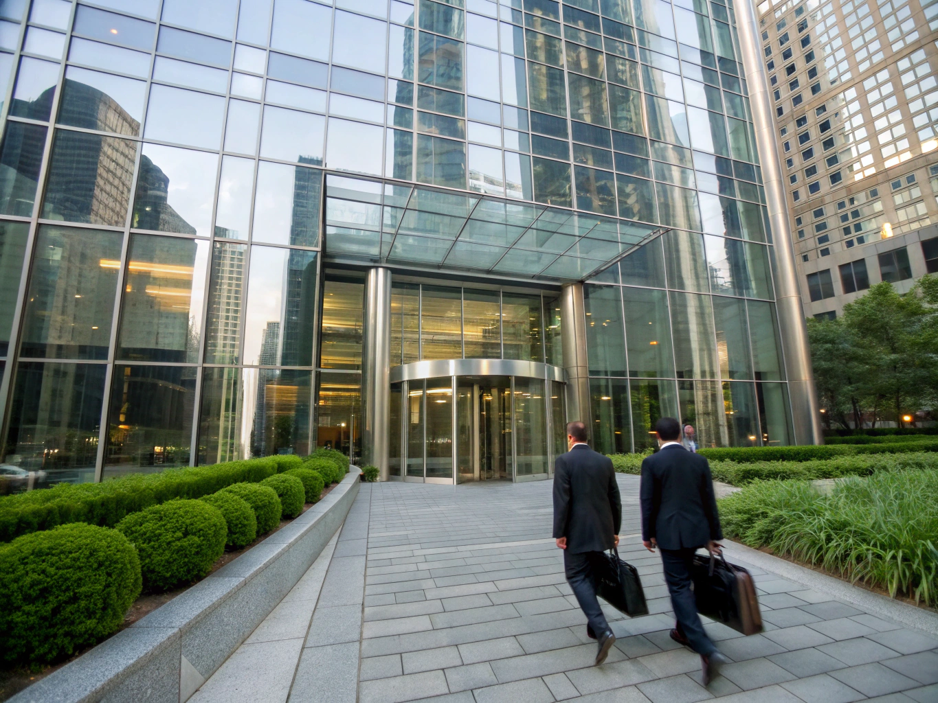 Modern office building representing SME funding